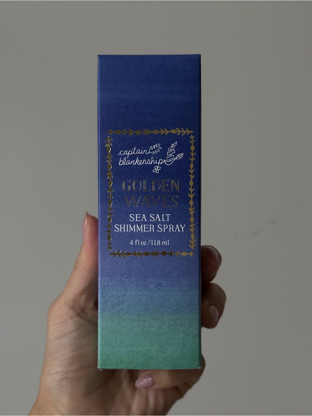 🆕 Captain Blankenship Golden Waves Sea Salt Shimmer Spray 118ml